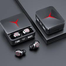 M90 Pro TWS Wireless Touch Control Earbuds Noise Reduction Stereo Bluetooth Earphones, LED Display Headset with Power Bank Charging Compatible with all Devices