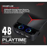 M90 Pro TWS Wireless Touch Control Earbuds Noise Reduction Stereo Bluetooth Earphones, LED Display Headset with Power Bank Charging Compatible with all Devices