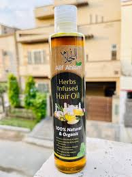 Alif Ahlam Herbs Infused Hair Oil | Best Quality Herbs Hair Oil ( 120ml )