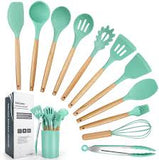 12-Piece Silicone Cooking Utensils Set