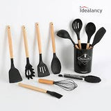 12-Piece Silicone Cooking Utensils Set